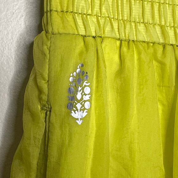 FREE PEOPLE MOVEMENT Sashay My Way Jogger Harem Highlighter Yellow Sz S {NN12} - Picture 4 of 7